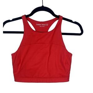 Outdoor Voices Activewear Wireless Sleeveless Yoga Sleep Sports Bra S Red #2976